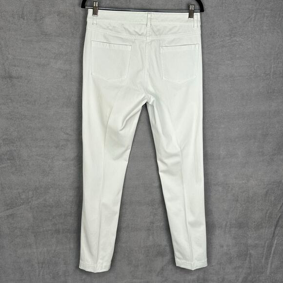 J Mclaughlin Pants Womens 6 Mint Green Lexi Jeans Pockets Stretch Casual Preppy - Picture 5 of 13